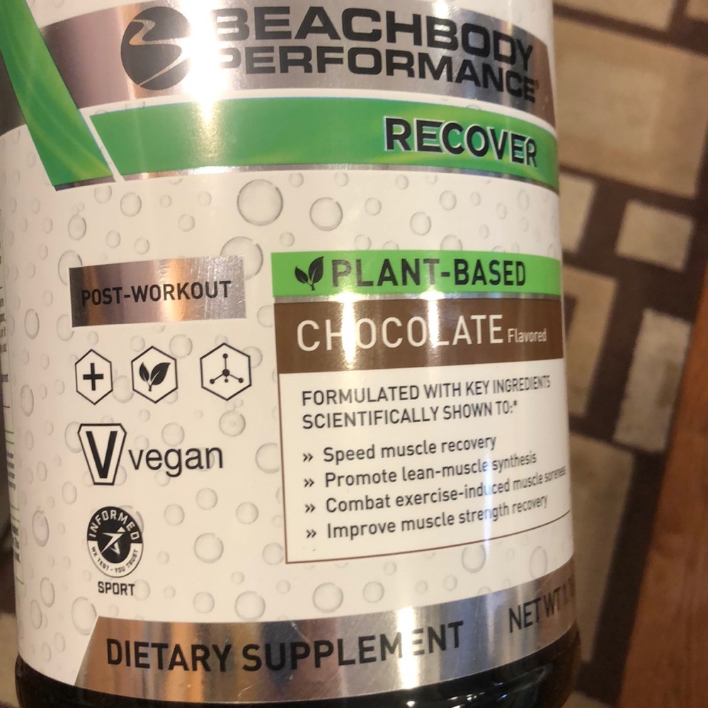 Beachbody performance plant based recover for post-workout.